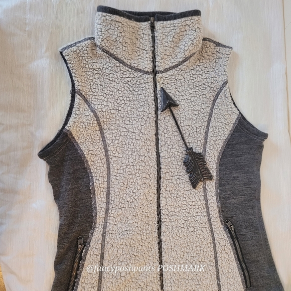 KÜHL wool blend zip performance vest quality 4season flattering w/zip & pockets! - Picture 9 of 17